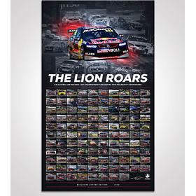 The Lion Roars: 108 Championship Race Wins For VF Commodore Photographic Print